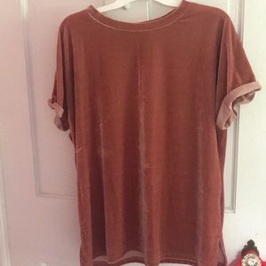 ROOLEE crushed velvet tee